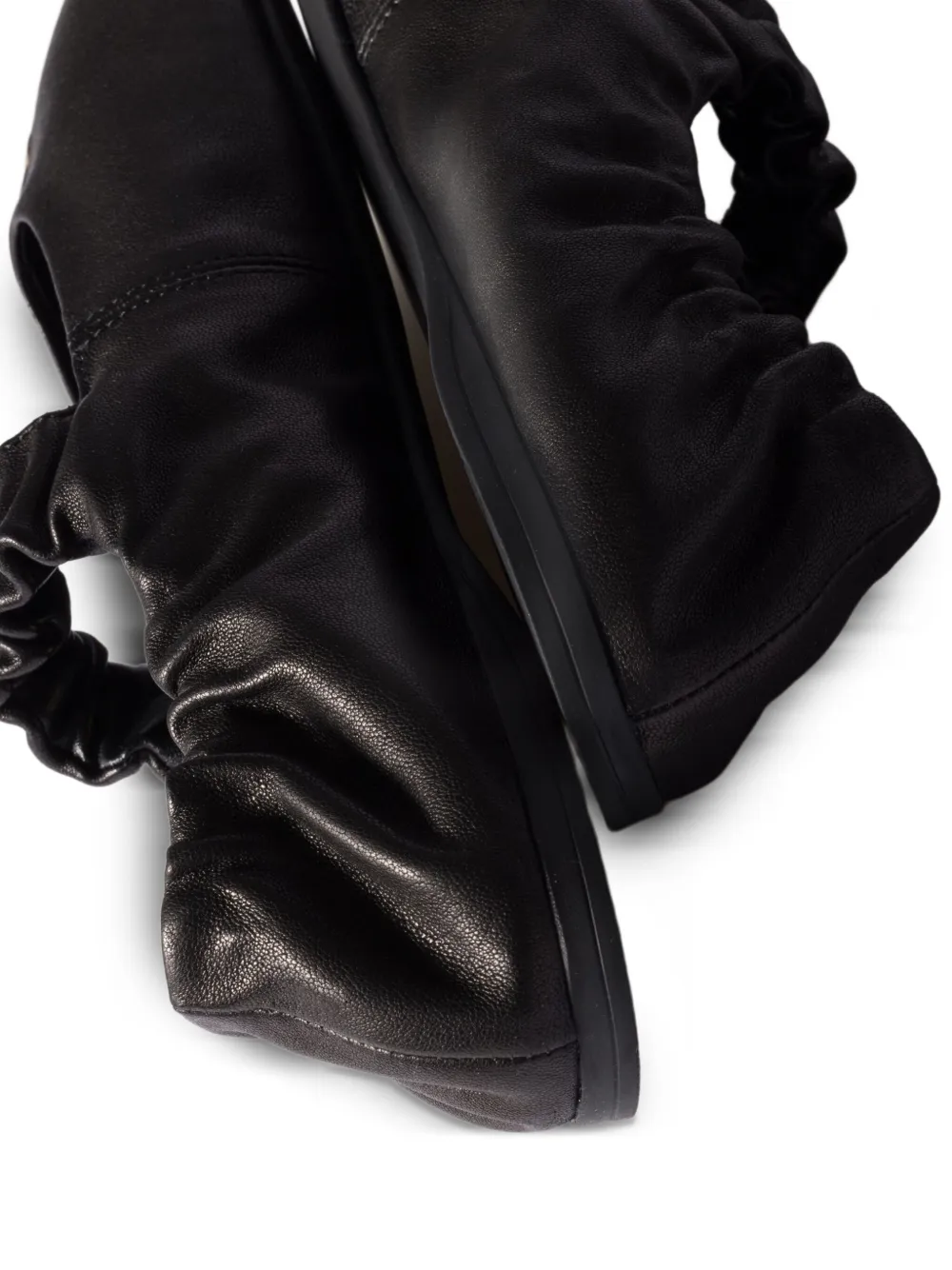 Miu Ballerina's met elastisch detail Zwart