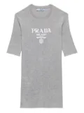 Prada ribbed-knit top - Grey