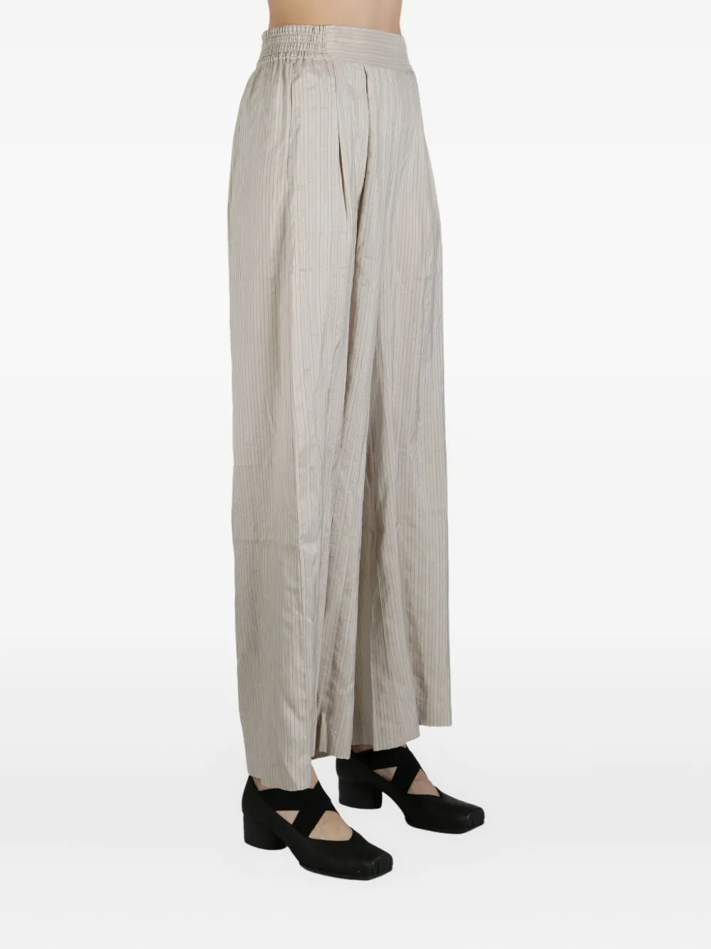 Cortana silk trousers Beige