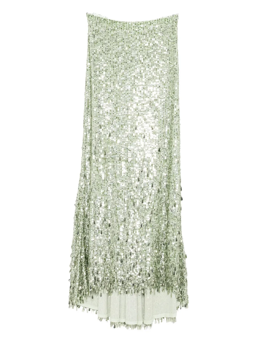 alice + olivia Gonna decorata con paillettes - Verde