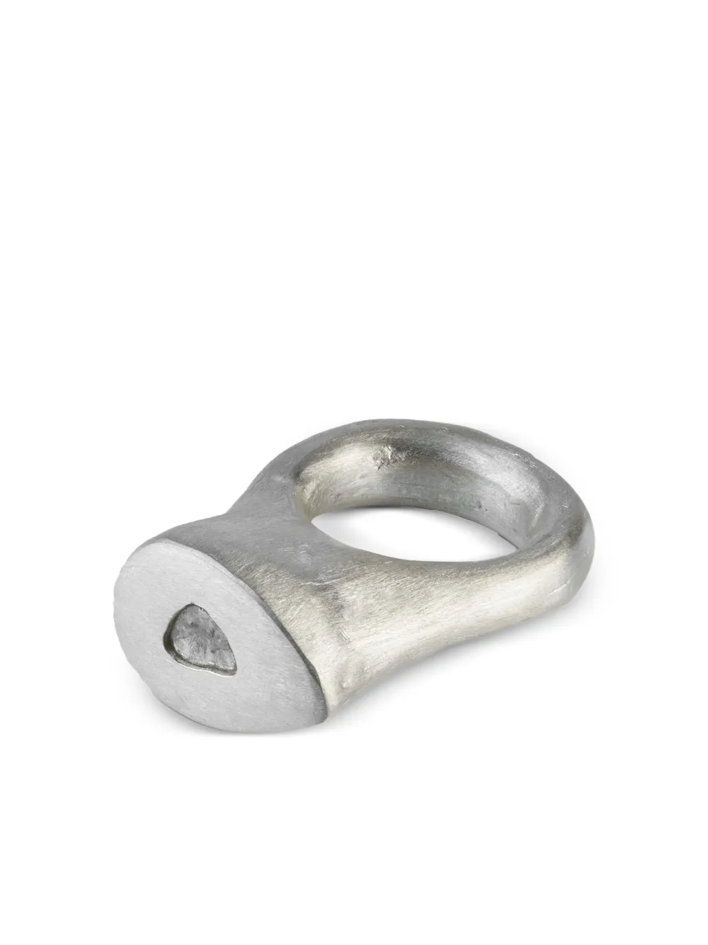 Parts of Four anillo Tall Roman en plata de ley con diamantes | Mujer | Image 2
