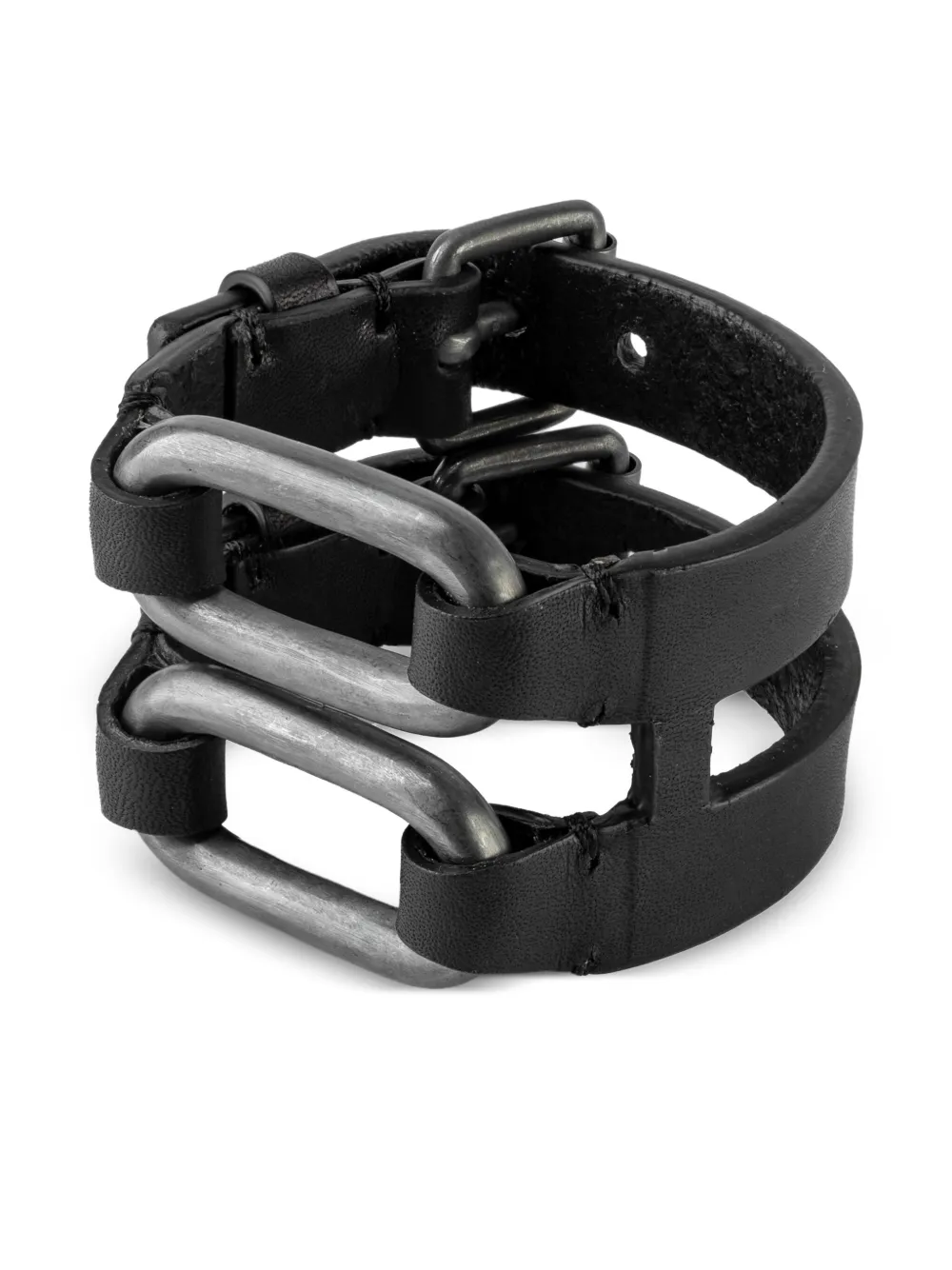 Parts of Four sterling silver leather link gauntlet | Women | Image 2