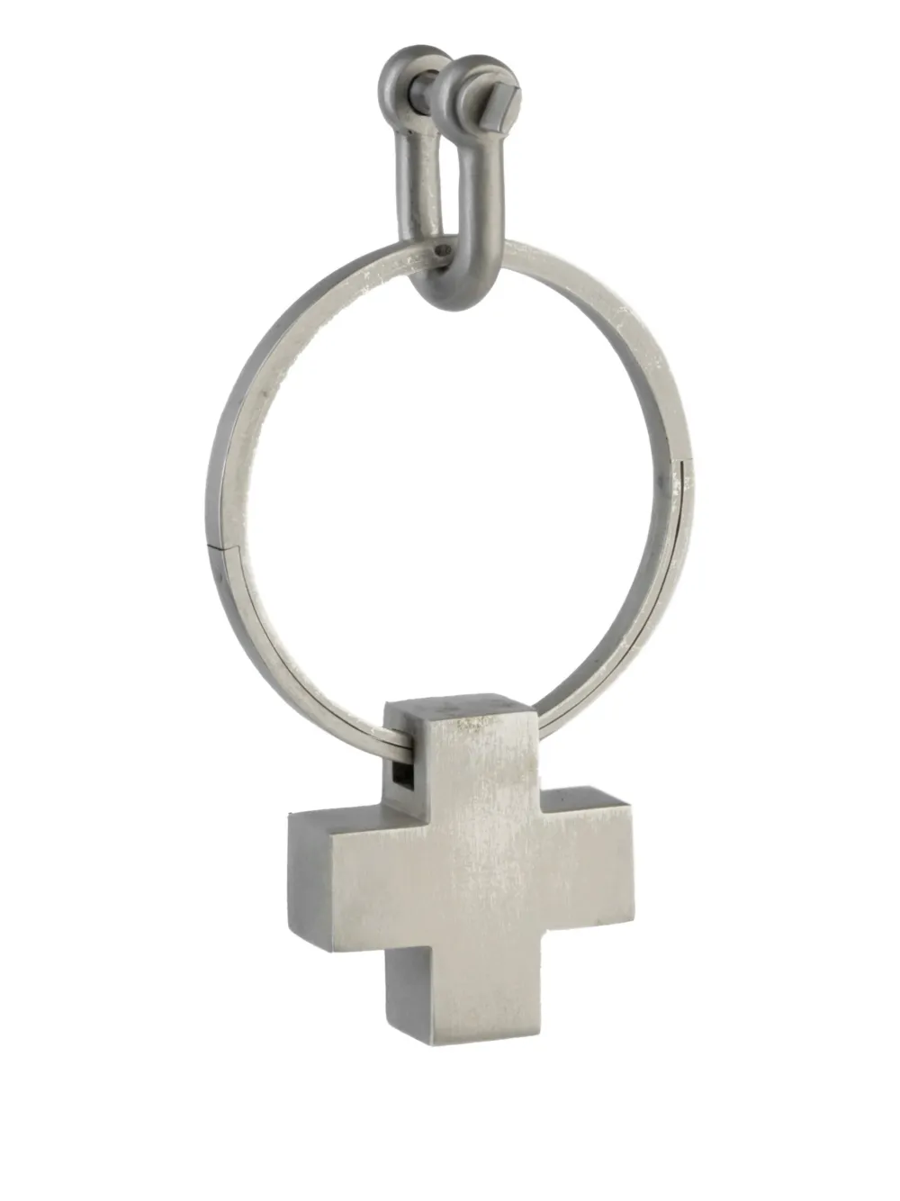Parts of Four sterling silver Plus keyring Zilver