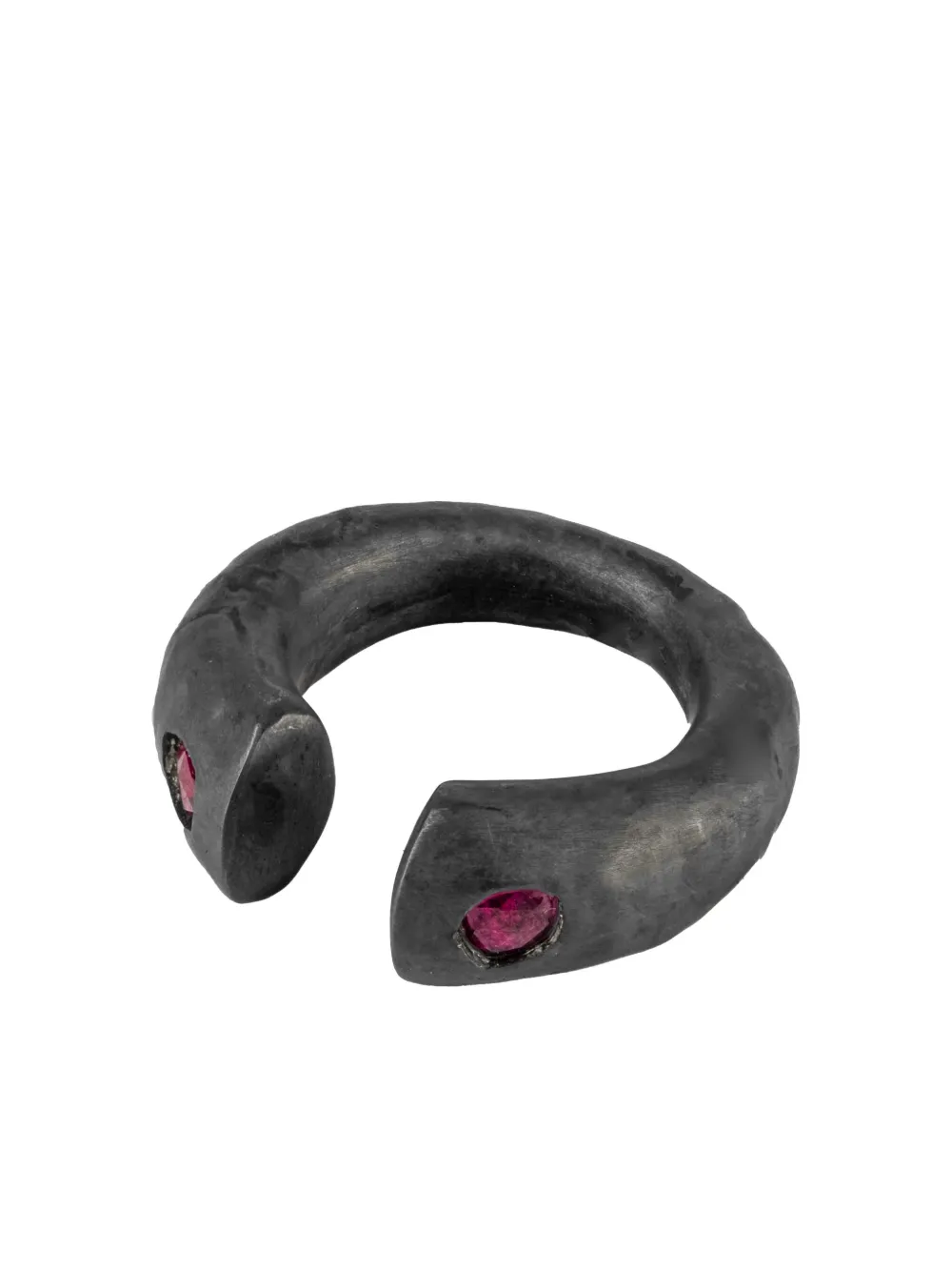 Parts of Four sterling-silver Little Druid ruby ring - ブラック Parts of Four sterling-silver Little Druid ruby ring - ブラック
