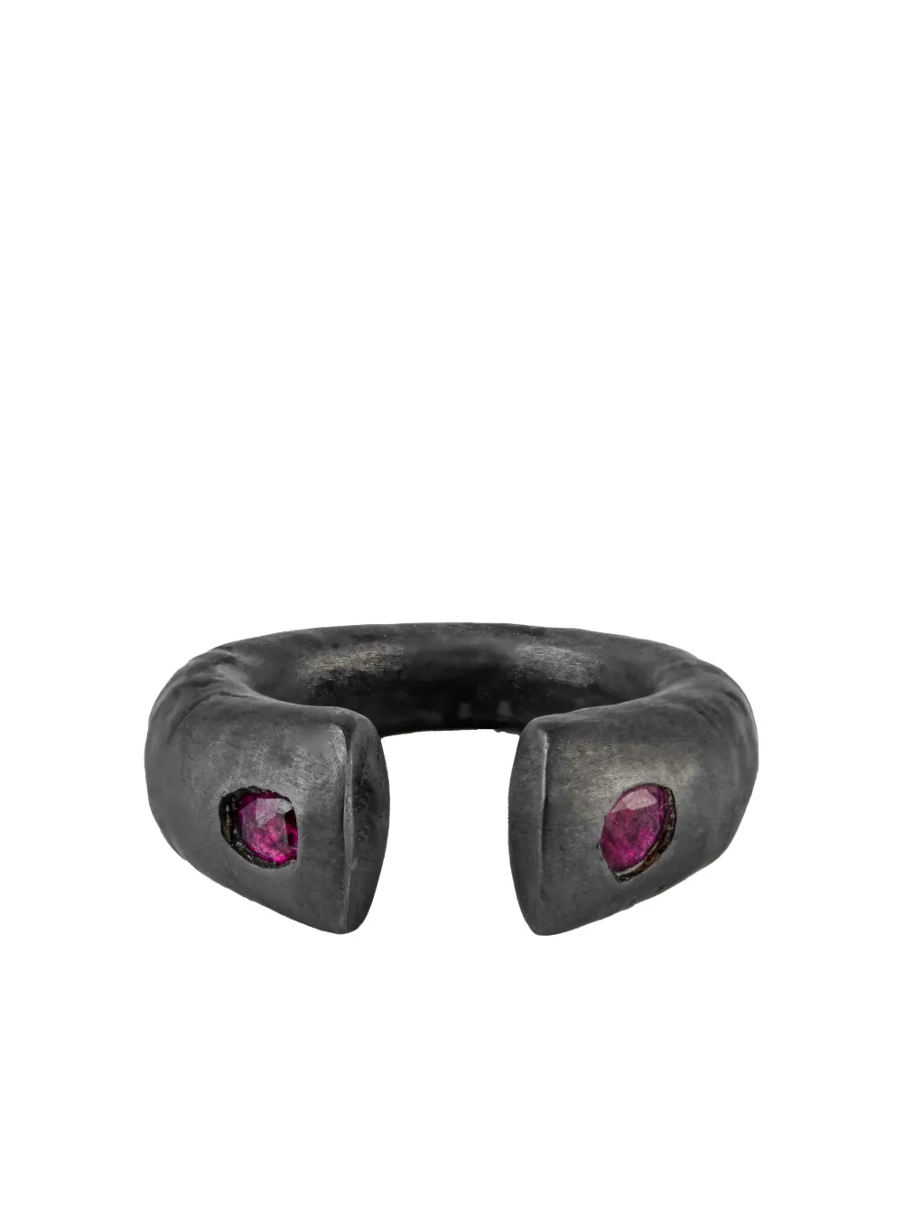 Parts of Four sterling-silver Little Druid ruby ring - ブラック Parts of Four sterling-silver Little Druid ruby ring - ブラック