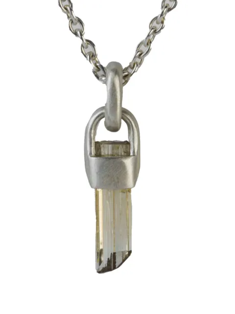 Parts of Four sterling-silver Talisman elbaite necklace