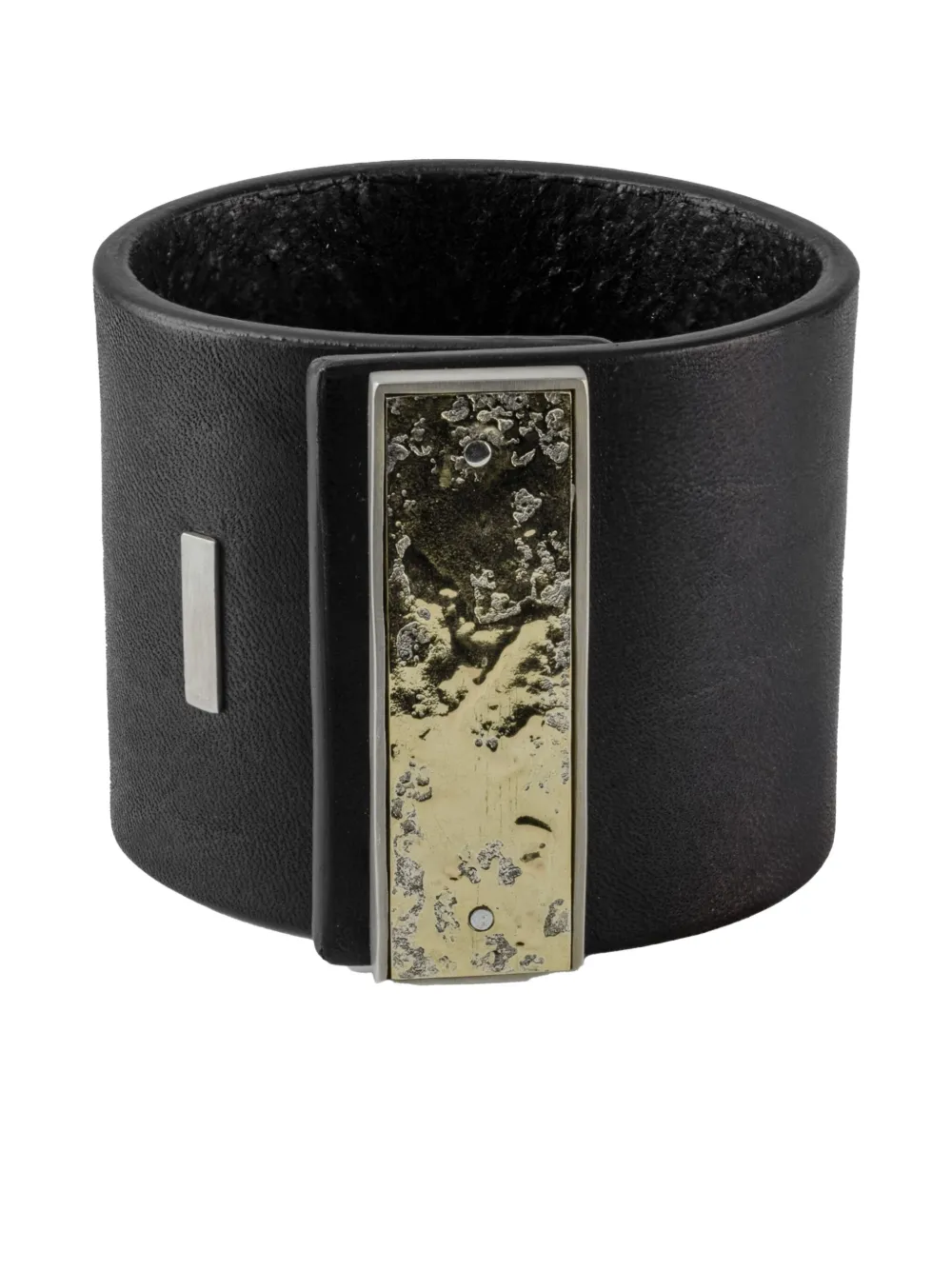 Parts of Four leather bracelet - Nero