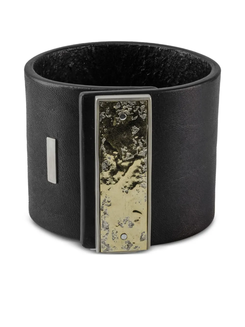 Parts of Four leather bracelet | Black | Image 1