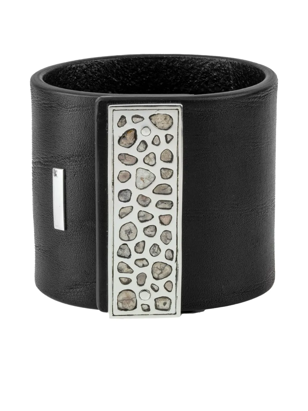 Parts of Four sterling silver and diamond strap bracelet - ブラック Parts of Four sterling silver and diamond strap bracelet - ブラック