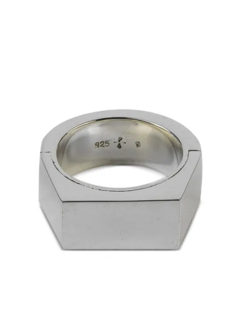 Parts of Four sterling silver Sistema ring
