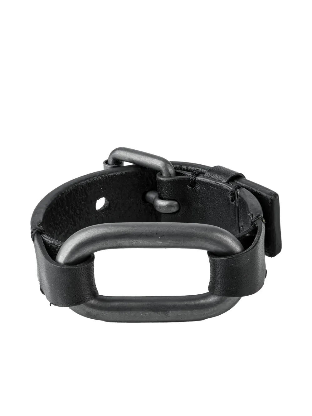 Parts of Four leather bracelet - Nero