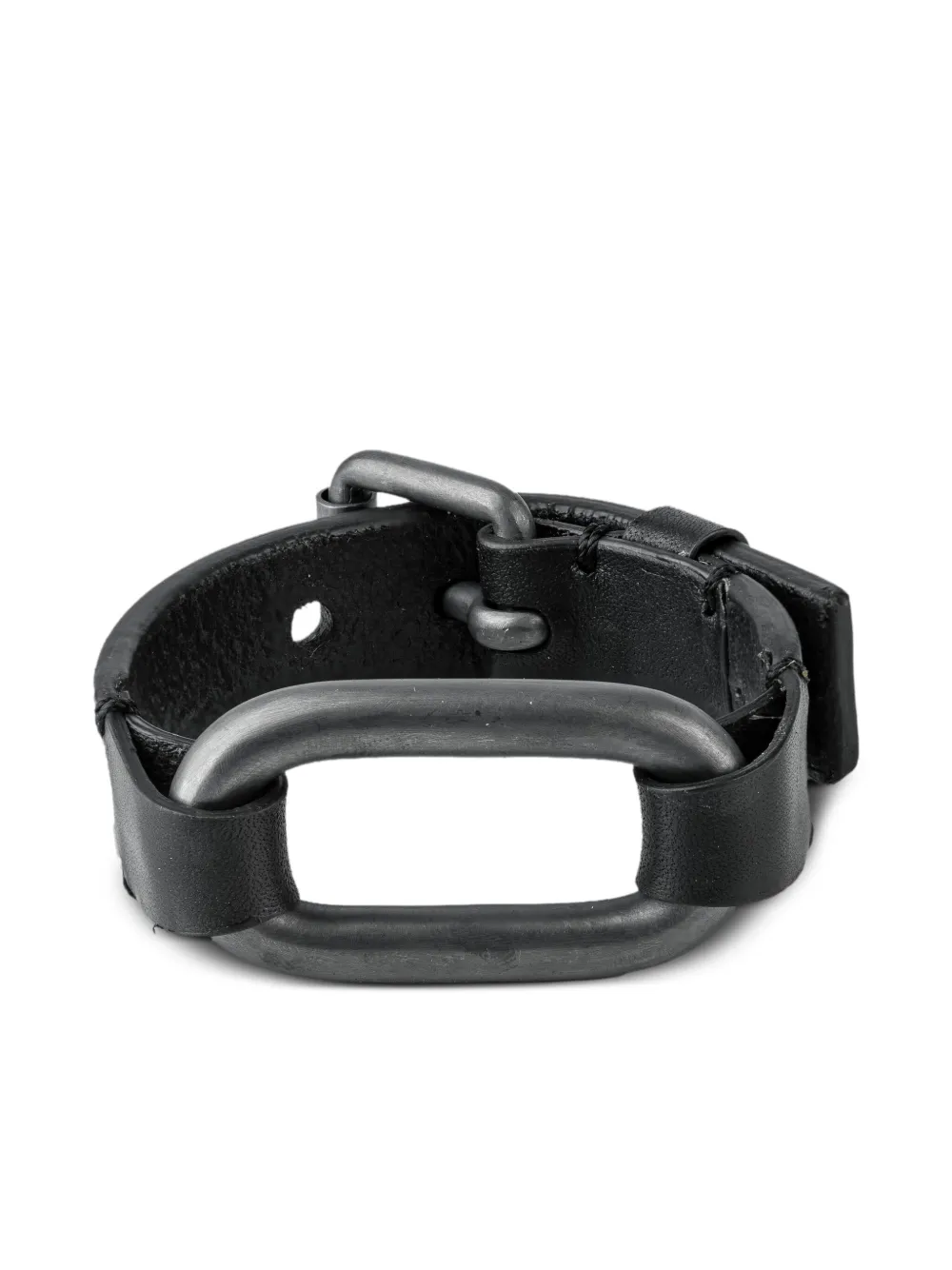 Parts of Four leather bracelet | Black | Image 1