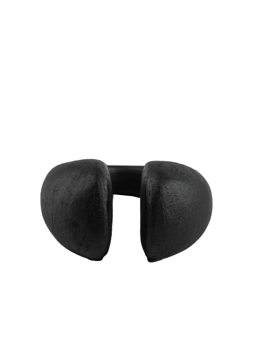 Parts of Four Giant Druid wood ring - ブラック Parts of Four Giant Druid wood ring - ブラック