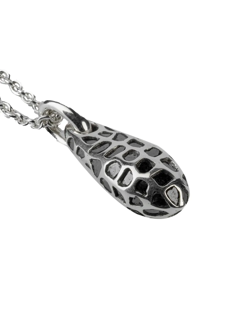 Parts of Four sterling silver Chrysalis diamond necklace | Fine Necklaces | Image 2