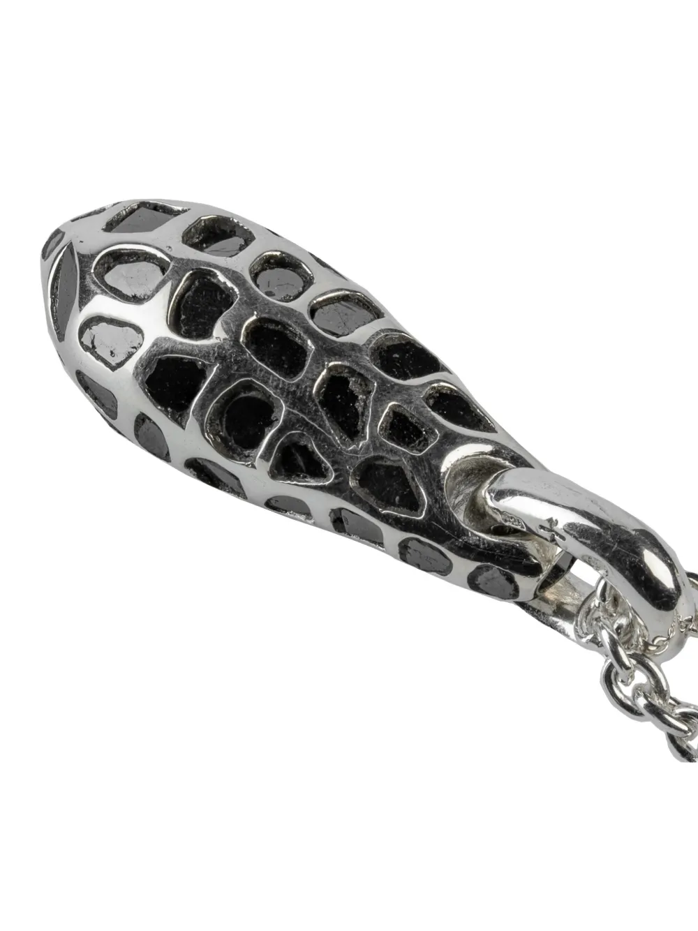 Sterling Silver Chrysalis Diamond Necklace