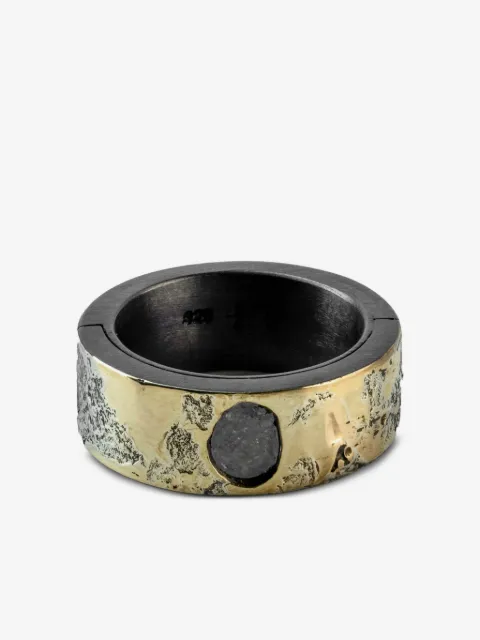 Parts of Four sterling silver Sistema diamond ring