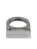 Parts of Four sterling silver Plate Single quartz ring