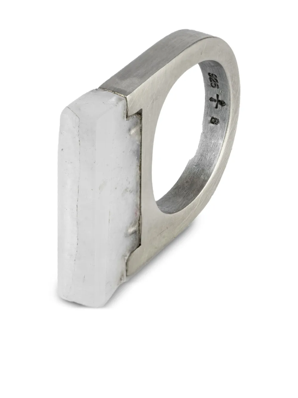 Parts of Four sterling silver Plate Single quartz ring | Fine Rings | Image 2