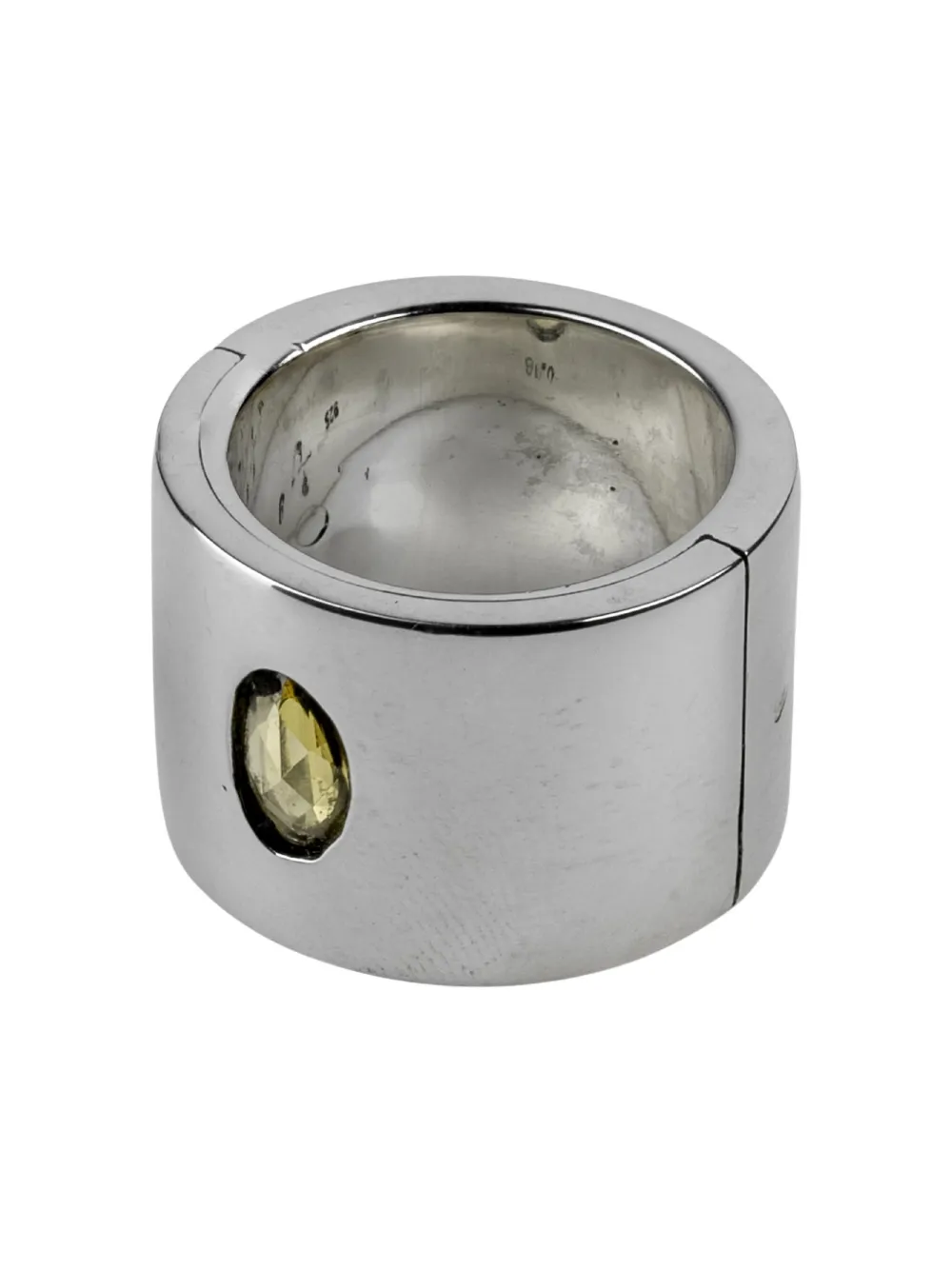 Parts of Four sterling silver Sistema sapphire slab ring | Women | Image 2