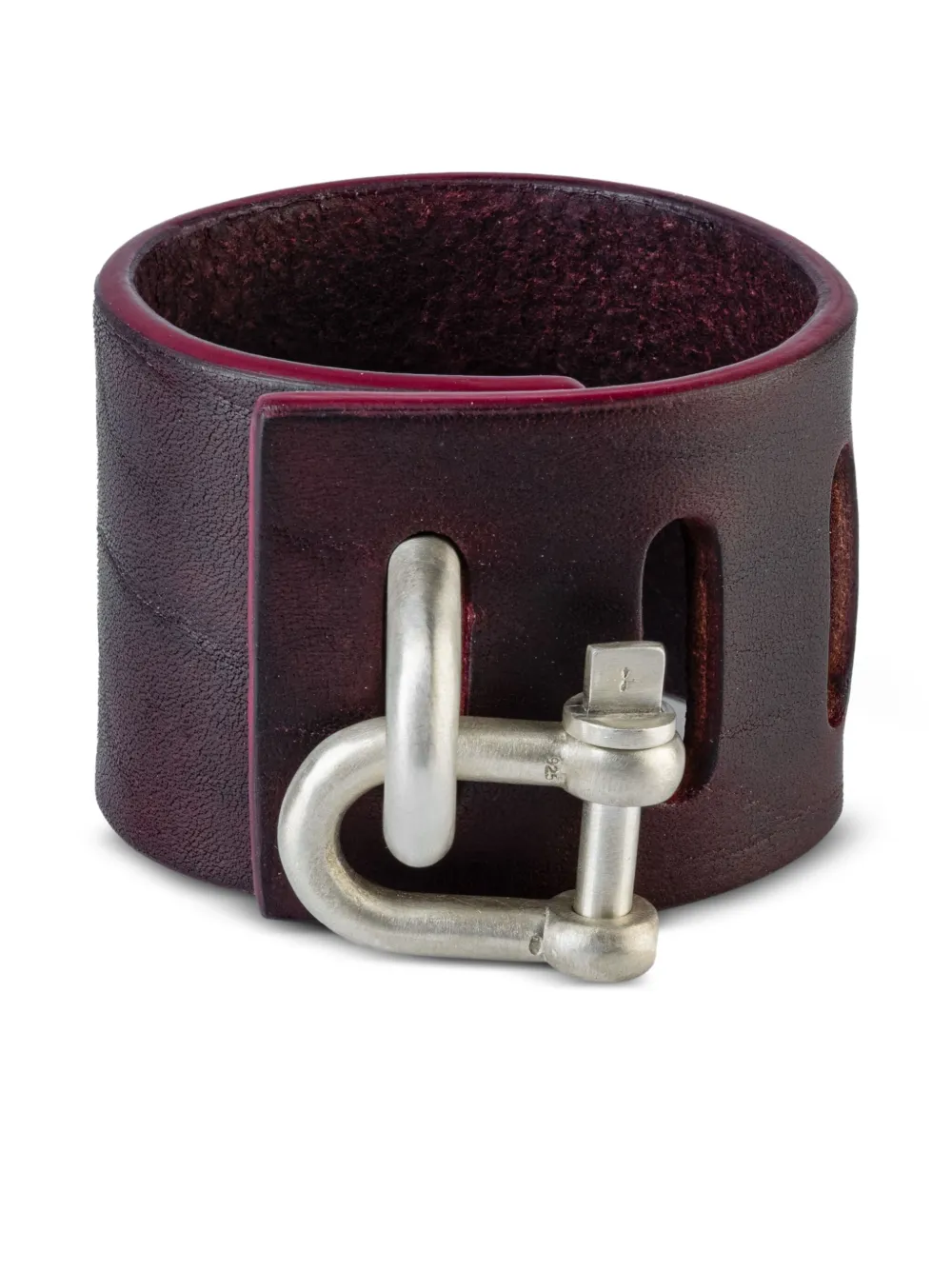 Parts of Four leather bracelet | Red | Image 1