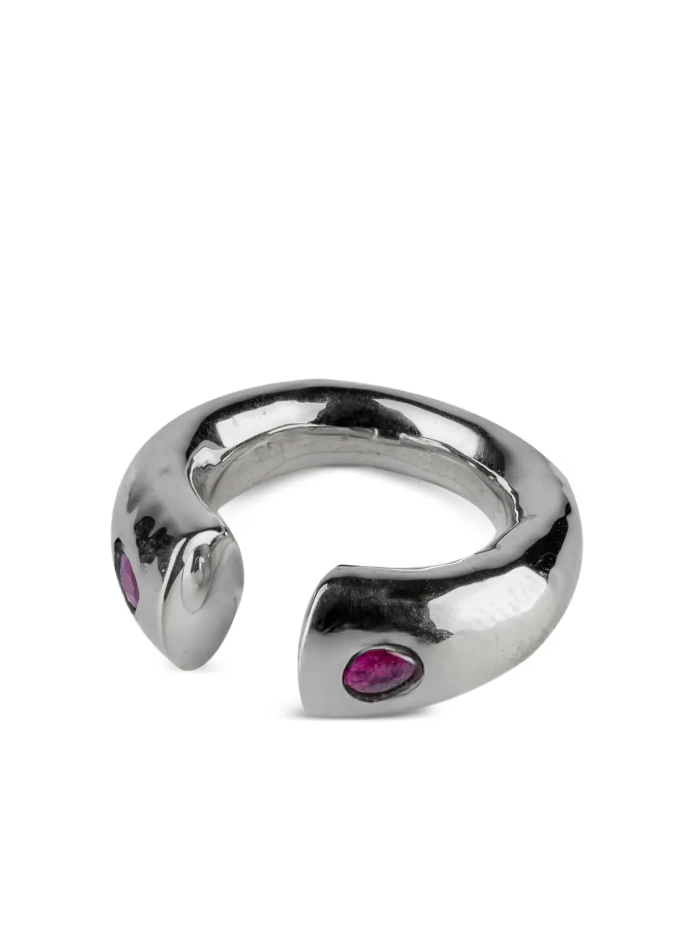 Parts of Four sterling silver Little Druid ruby ring | Fine Rings | Image 2