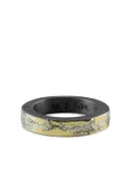 Parts of Four 18K yellow gold Sistema ring - Silver