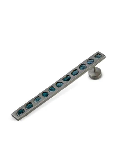 Parts of Four Brinco único Plate de prata com diamante