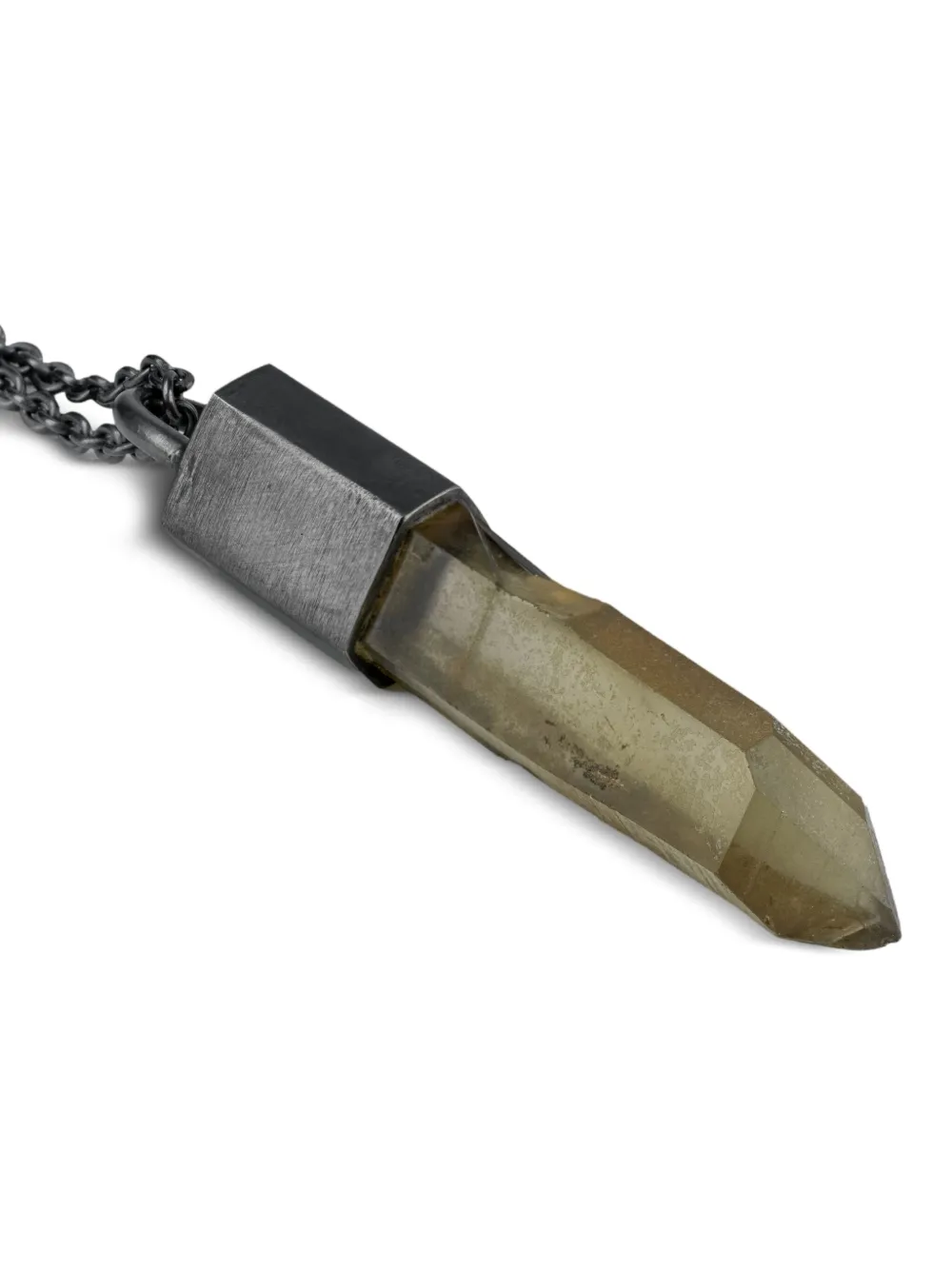 Parts of Four oxidised sterling-silver Talisman citrine necklace | Fine Necklaces | Image 2
