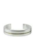Parts of Four sterling silver Crescent crevice bracelet