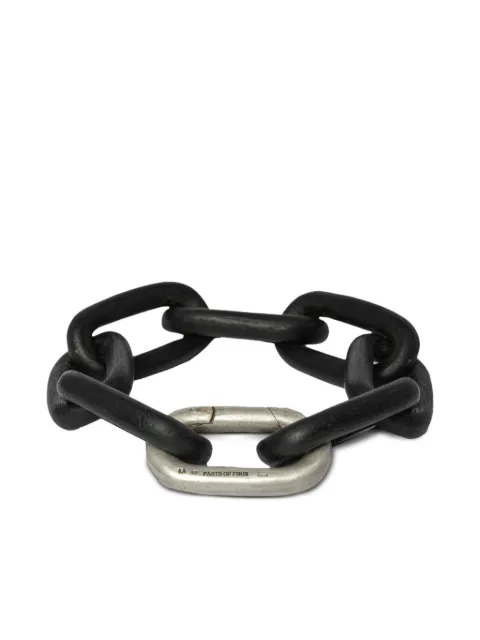 Parts of Four sterling silver Infinity chain bracelet