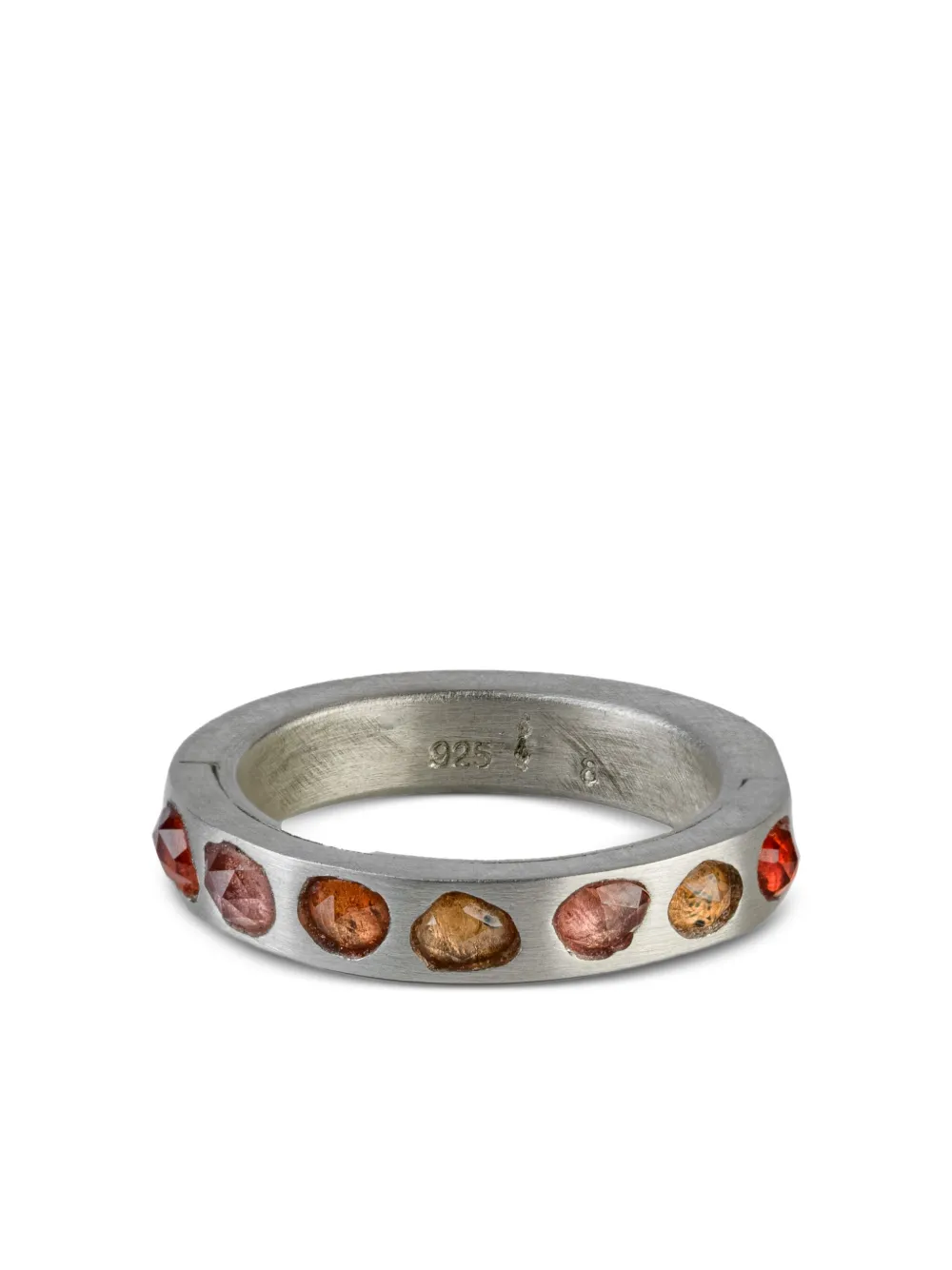 Parts of Four sterling silver Sistema sapphire ring | Silver | Image 1