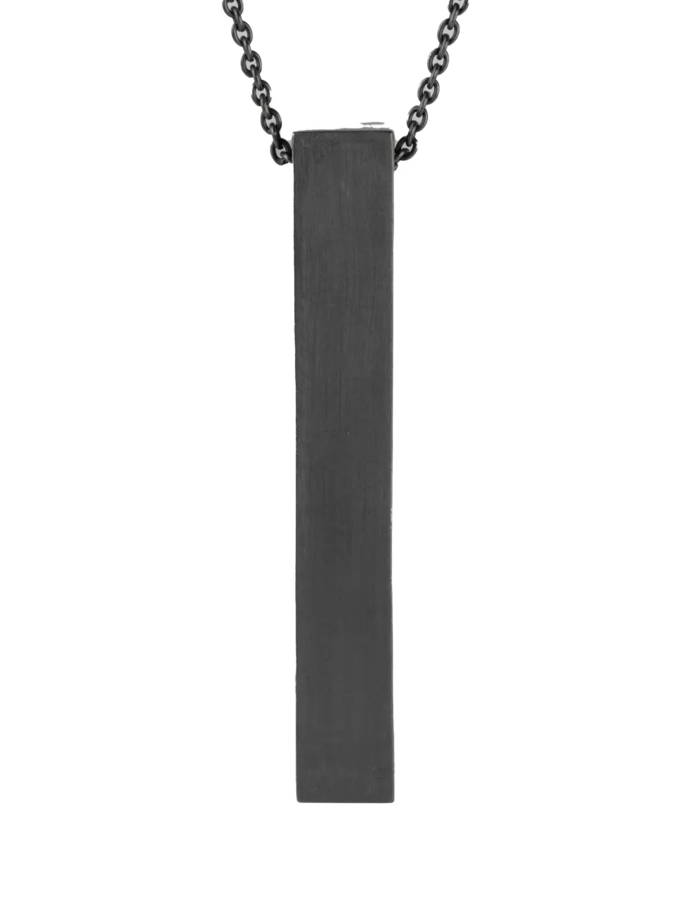 Parts of Four sterling silver Cuboid necklace - ブラック Parts of Four sterling silver Cuboid necklace - ブラック