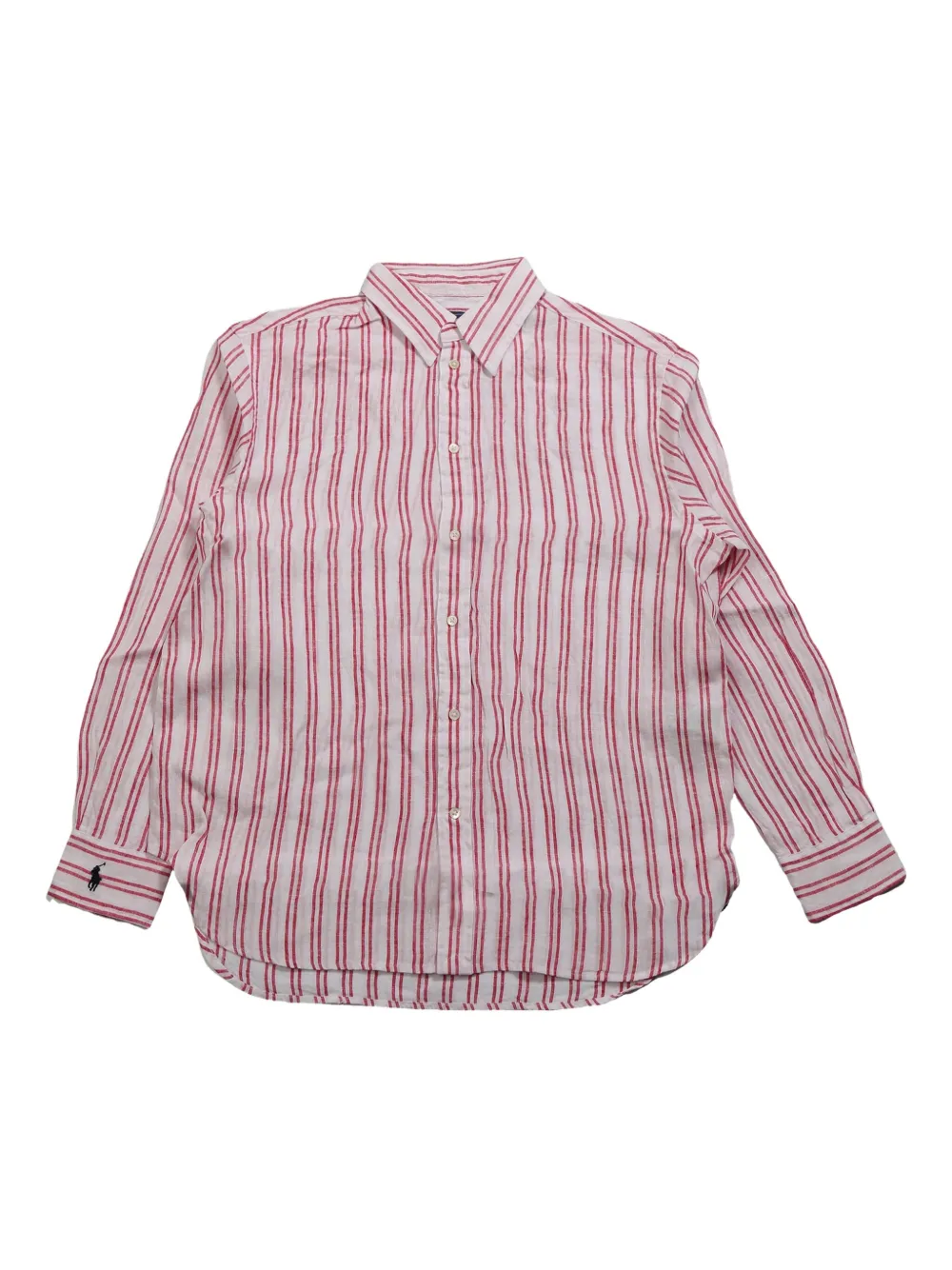Polo Ralph Lauren striped long-sleeve shirt Rood
