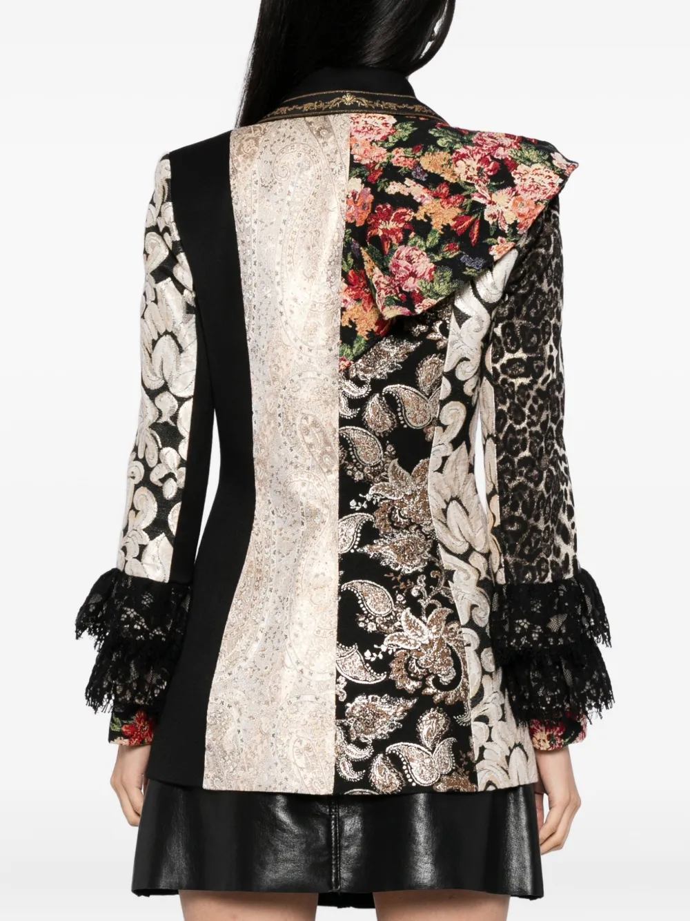 alice + olivia Faie blazer Zwart