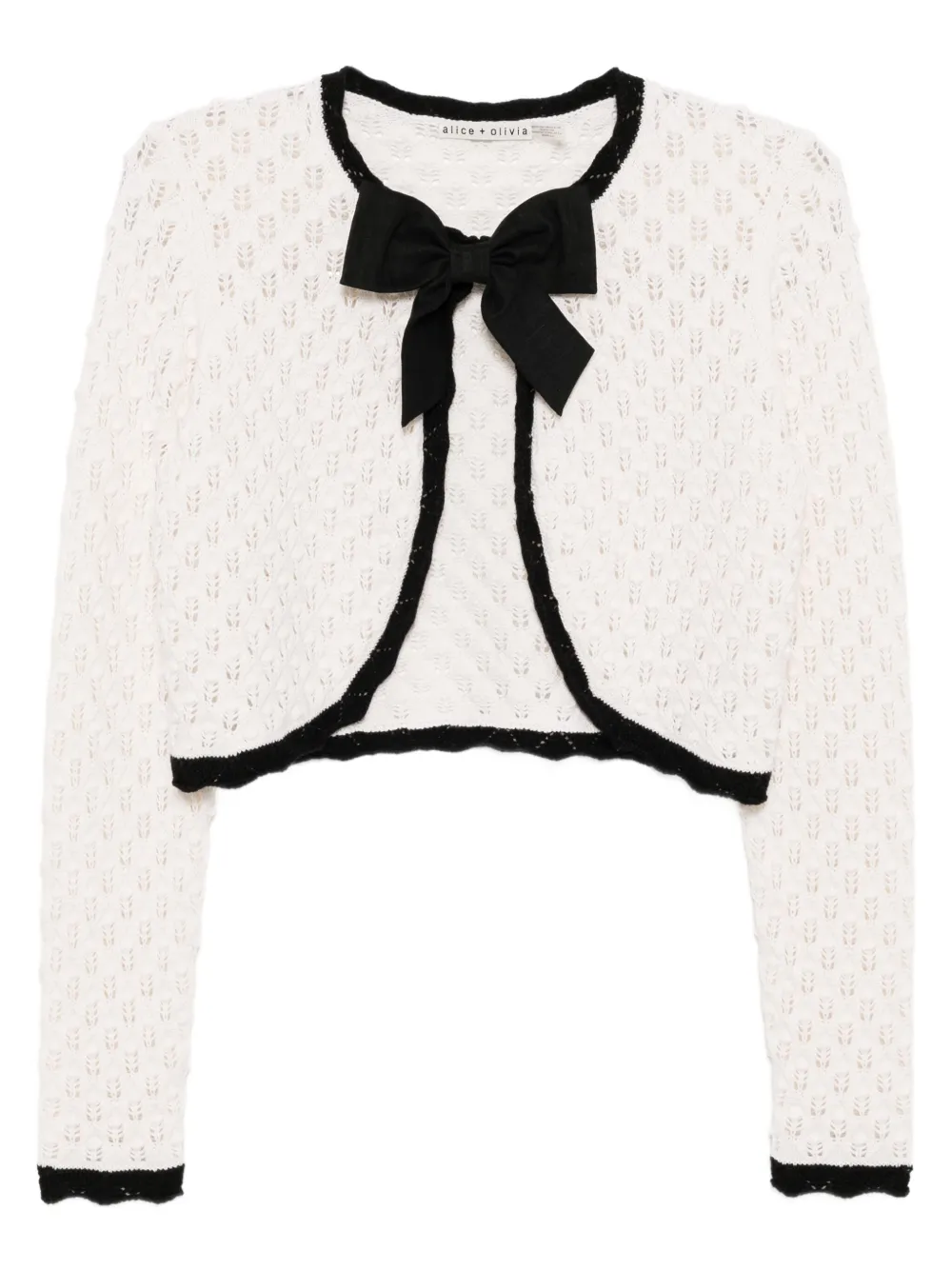 alice + olivia Dannie cardigan | White | Image 1