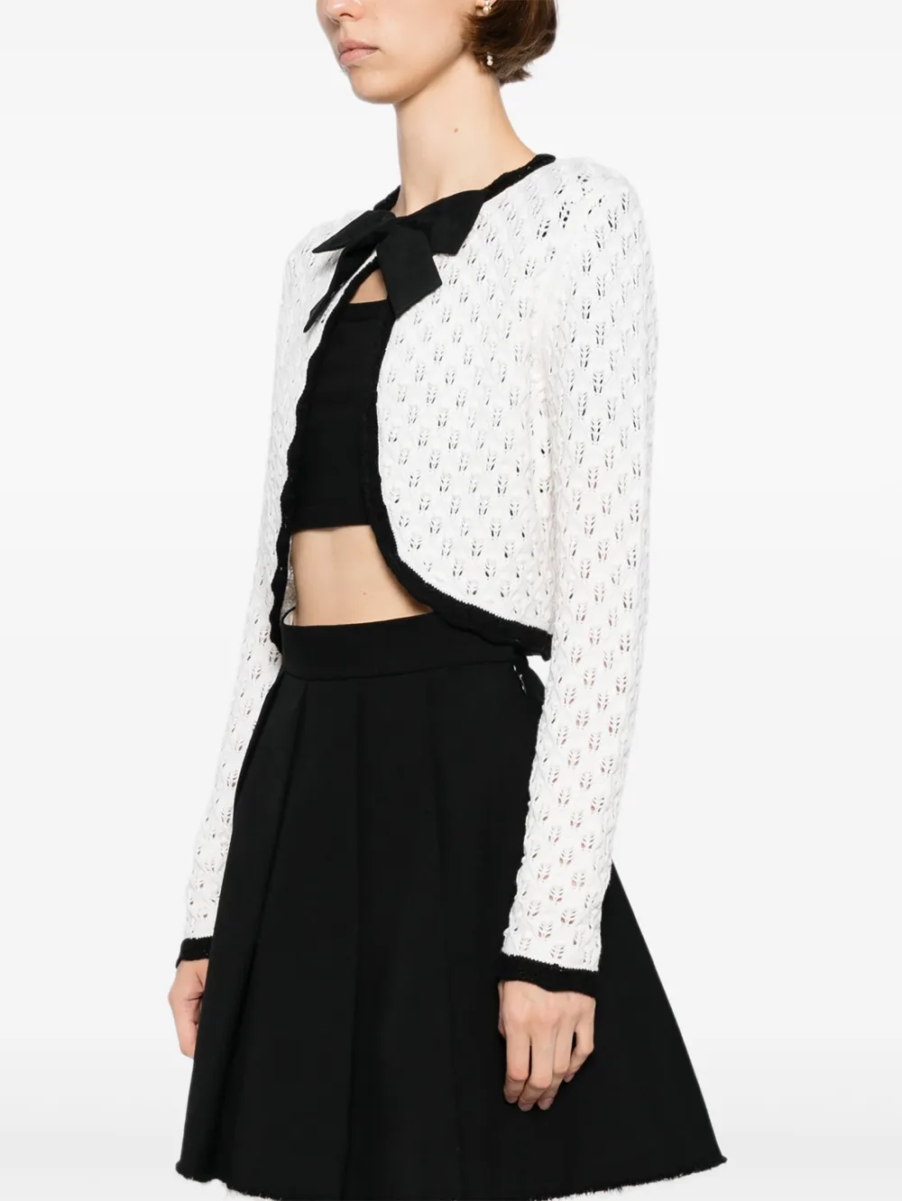 alice + olivia Dannie vest Wit