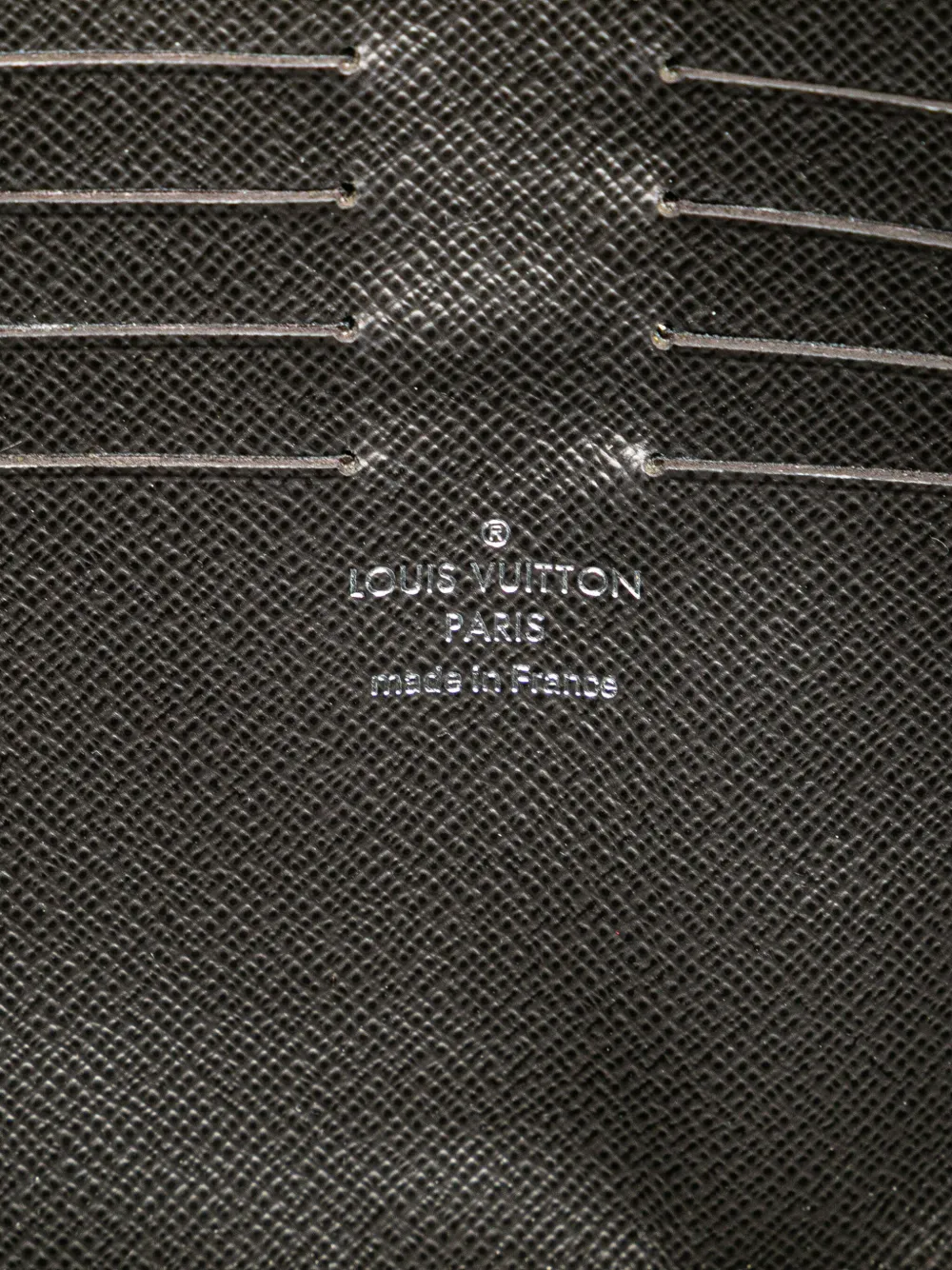 Pre-owned Louis Vuitton 2017 Damier Ebene Kasai Clutch Bag In Brown