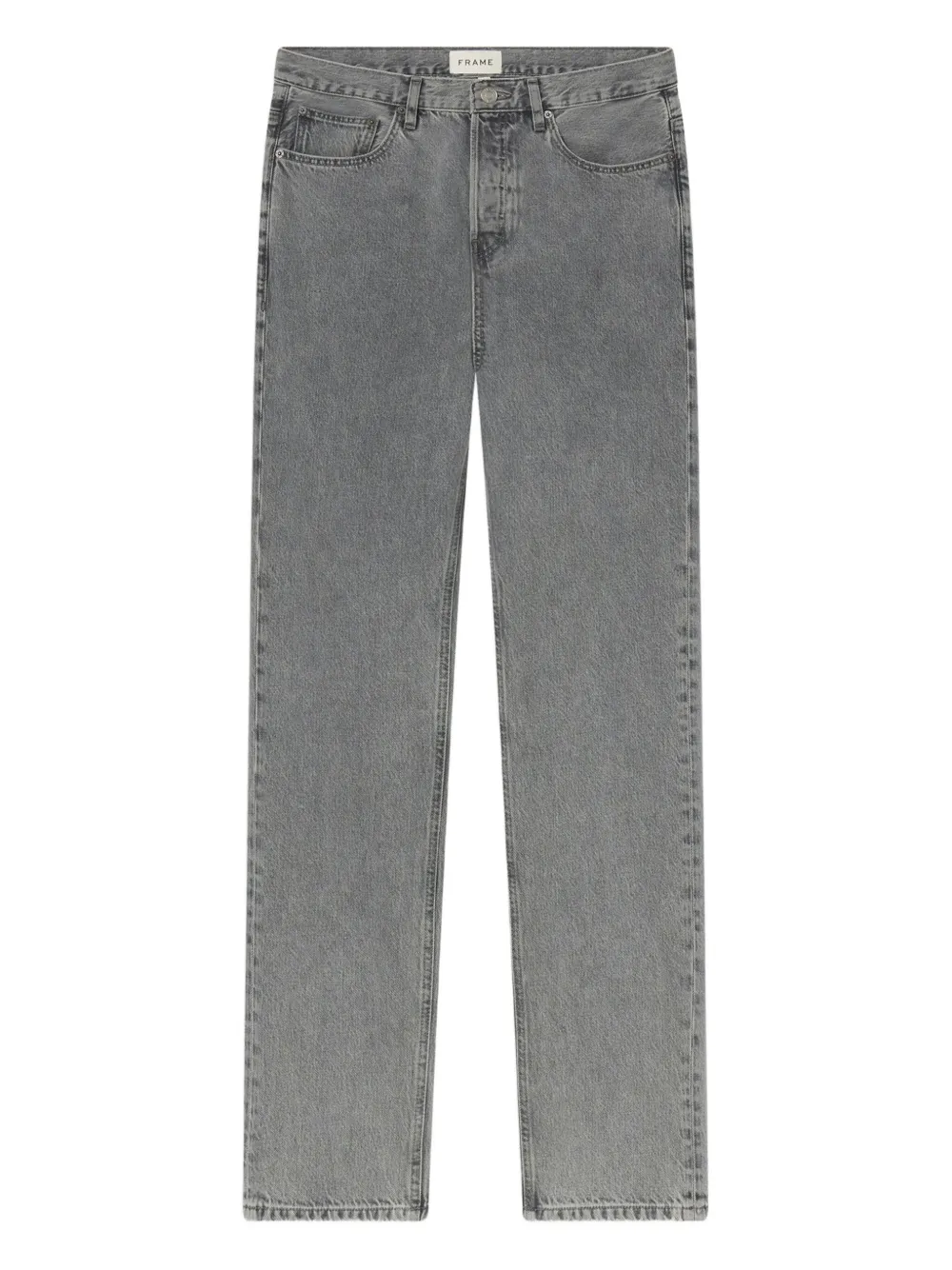 FRAME five-pocket design straight jeans | Grey | Image 1