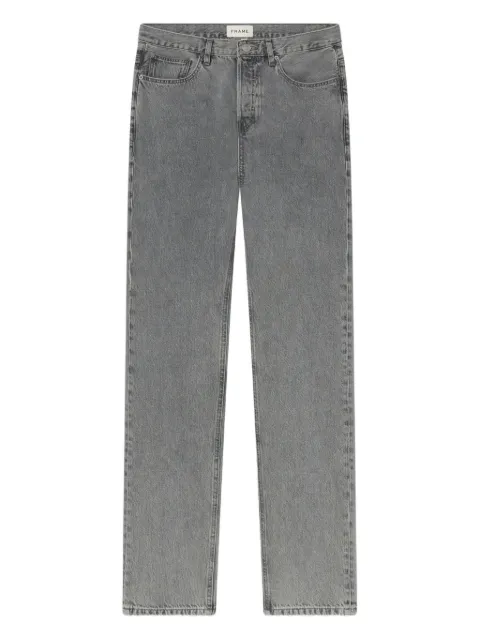 FRAME five-pocket design straight jeans