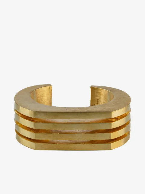 Parts of Four pulsera Crescent Plane en plata de ley