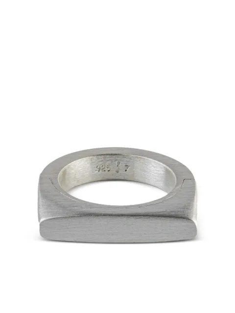 Parts of Four sterling silver ring