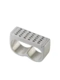 Parts of Four sterling-silver Plate Double diamond ring