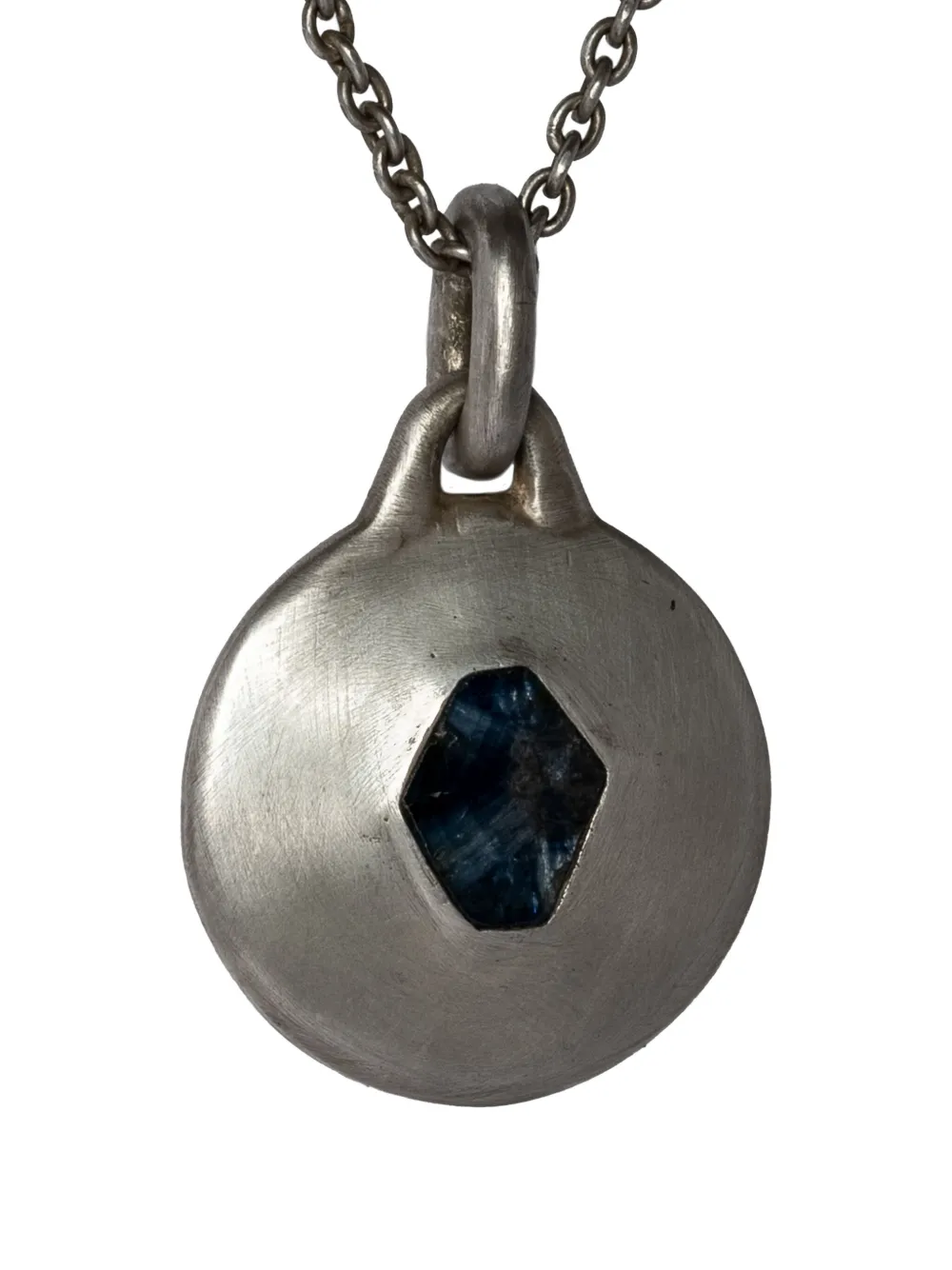 Parts of Four sterling-silver Disk sapphire slab necklace - シルバートーン Parts of Four sterling-silver Disk sapphire slab necklace - シルバートーン