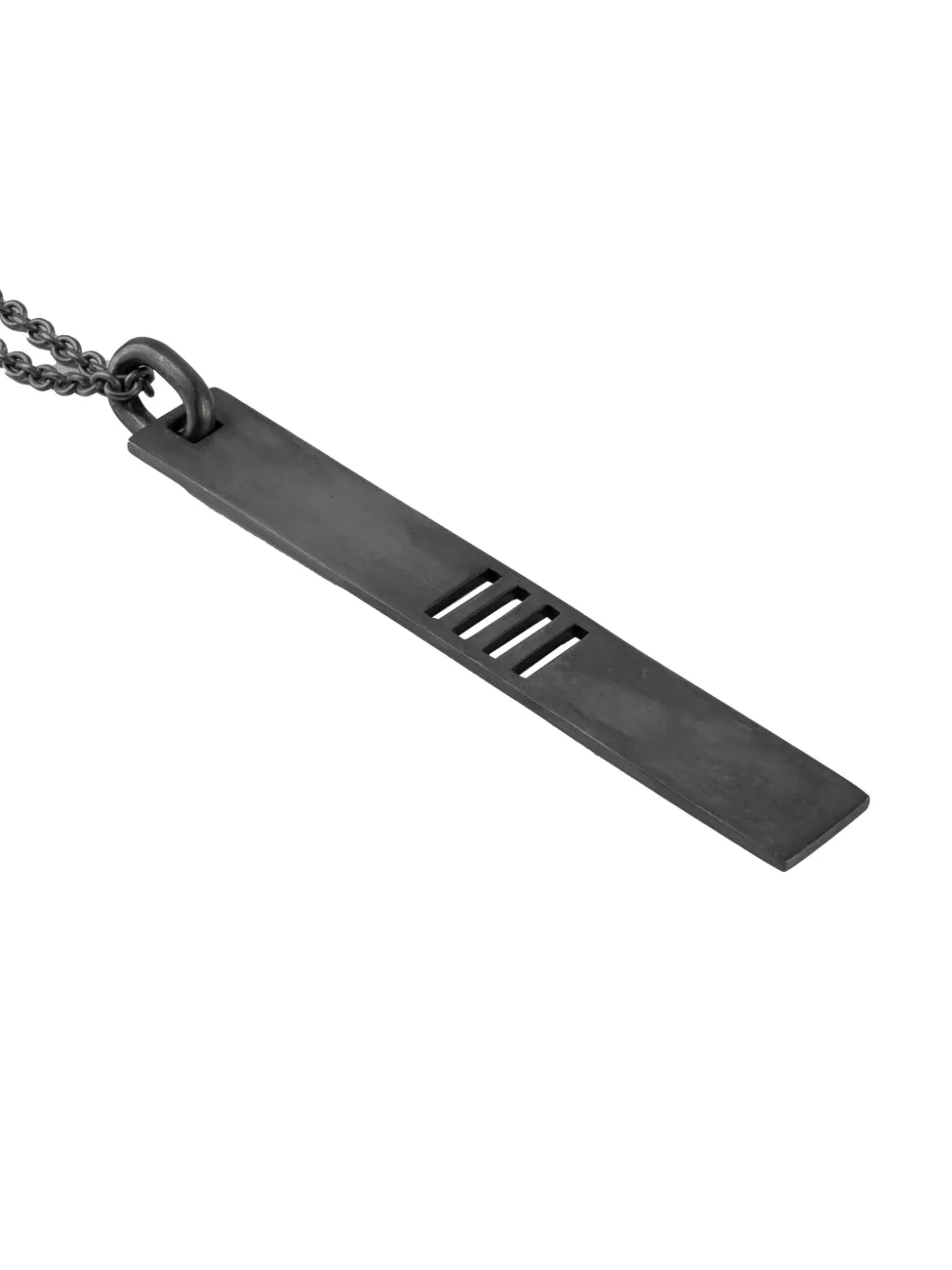 Parts Of Four Sterling Silver Plate Necklace In Metallic
