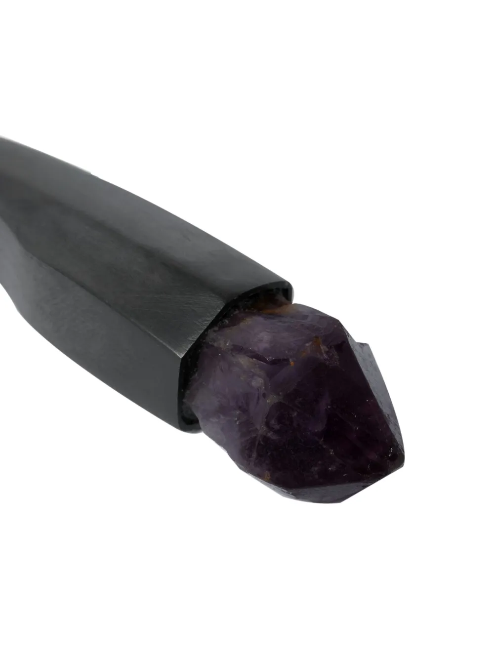 Parts Of Four Gemstone-embellished Chopstick In Gray