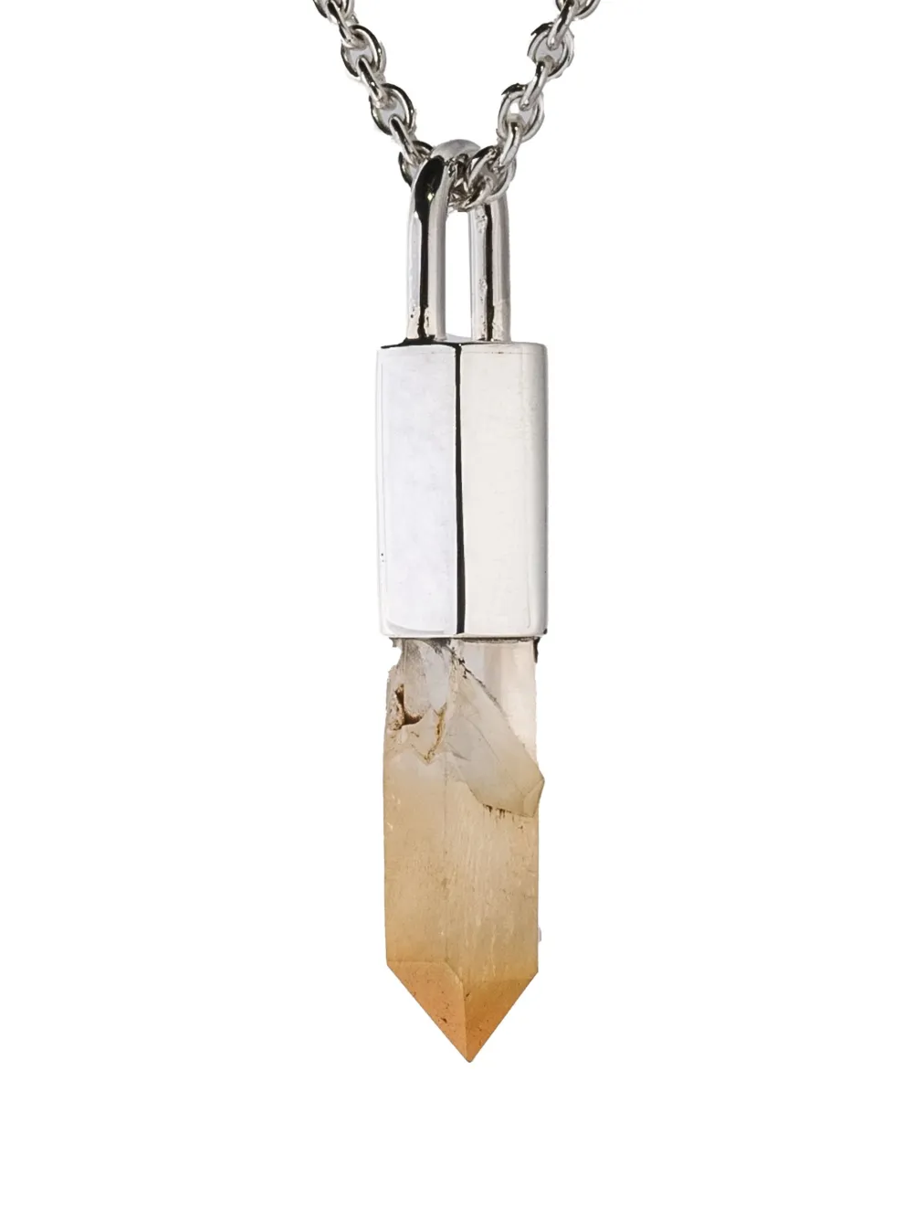 Parts of Four sterling-silver Talisman mango quartz necklace - シルバートーン Parts of Four sterling-silver Talisman mango quartz necklace - シルバートーン