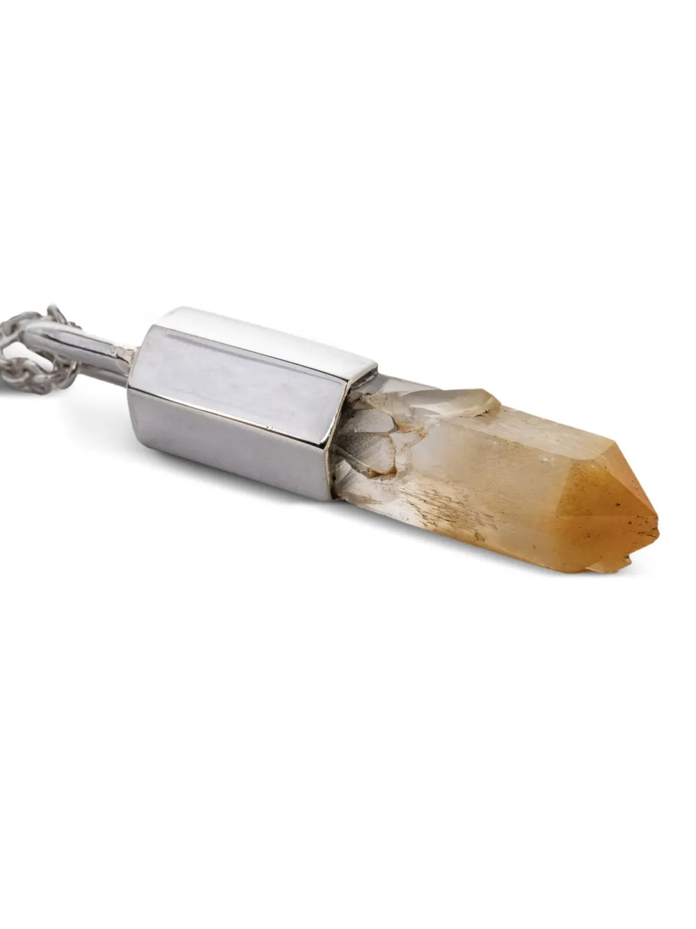 Parts of Four sterling-silver Talisman mango quartz necklace | Fine Necklaces | Image 2