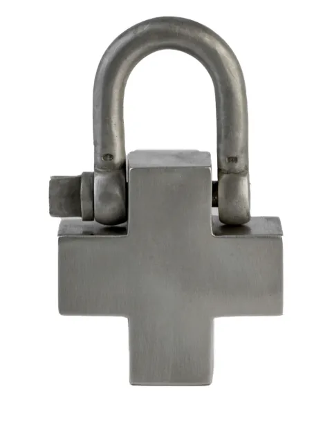 Parts of Four sterling silver Plus keyring