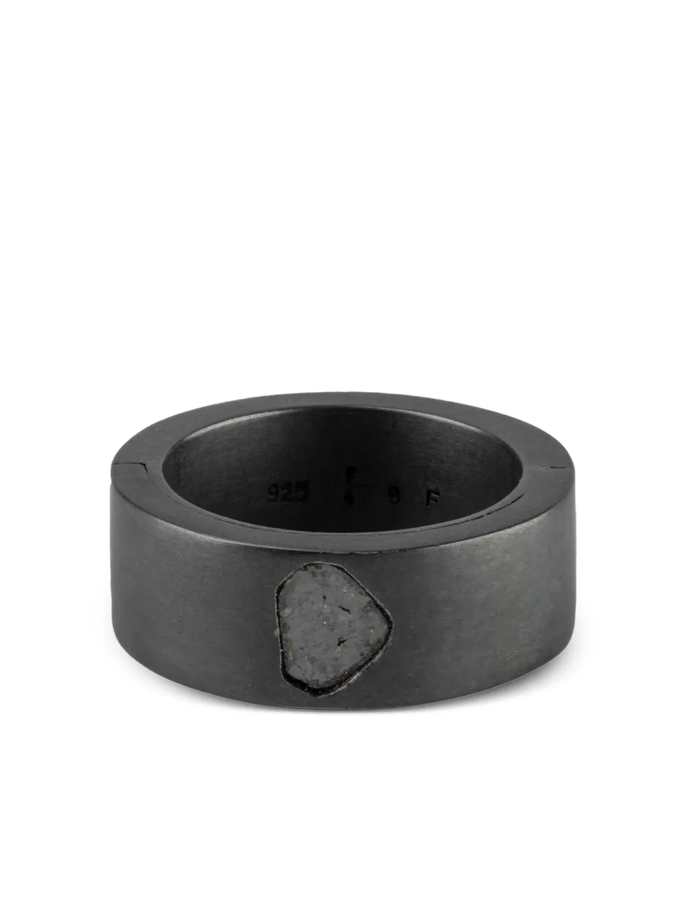 Parts of Four sterling silver Sistema diamond ring - ブラック Parts of Four sterling silver Sistema diamond ring - ブラック