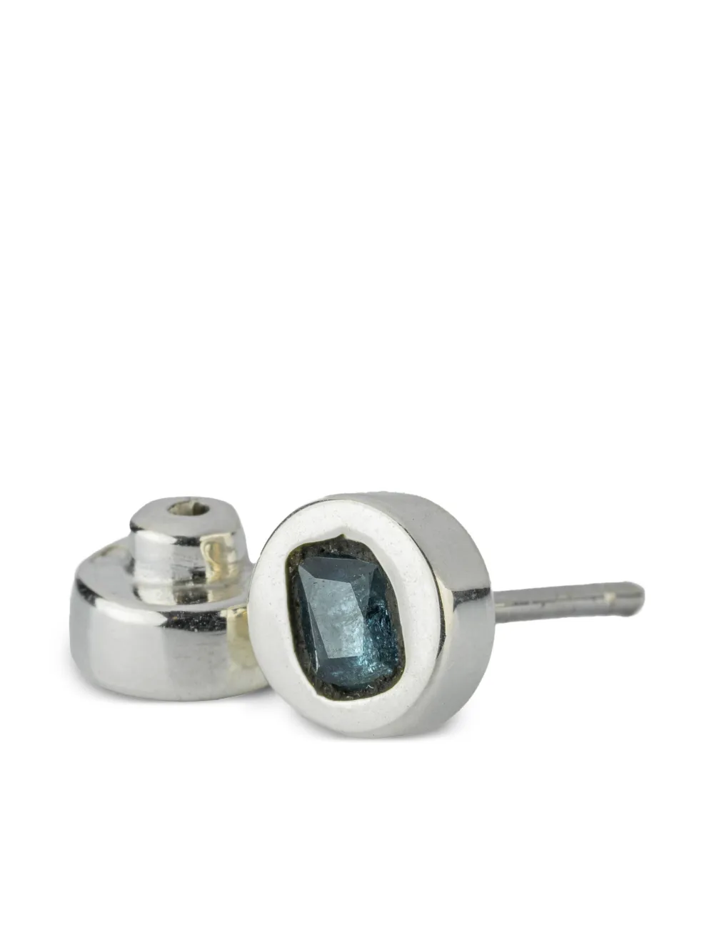 Parts of Four Tiny stud earrings | Grey | Image 1